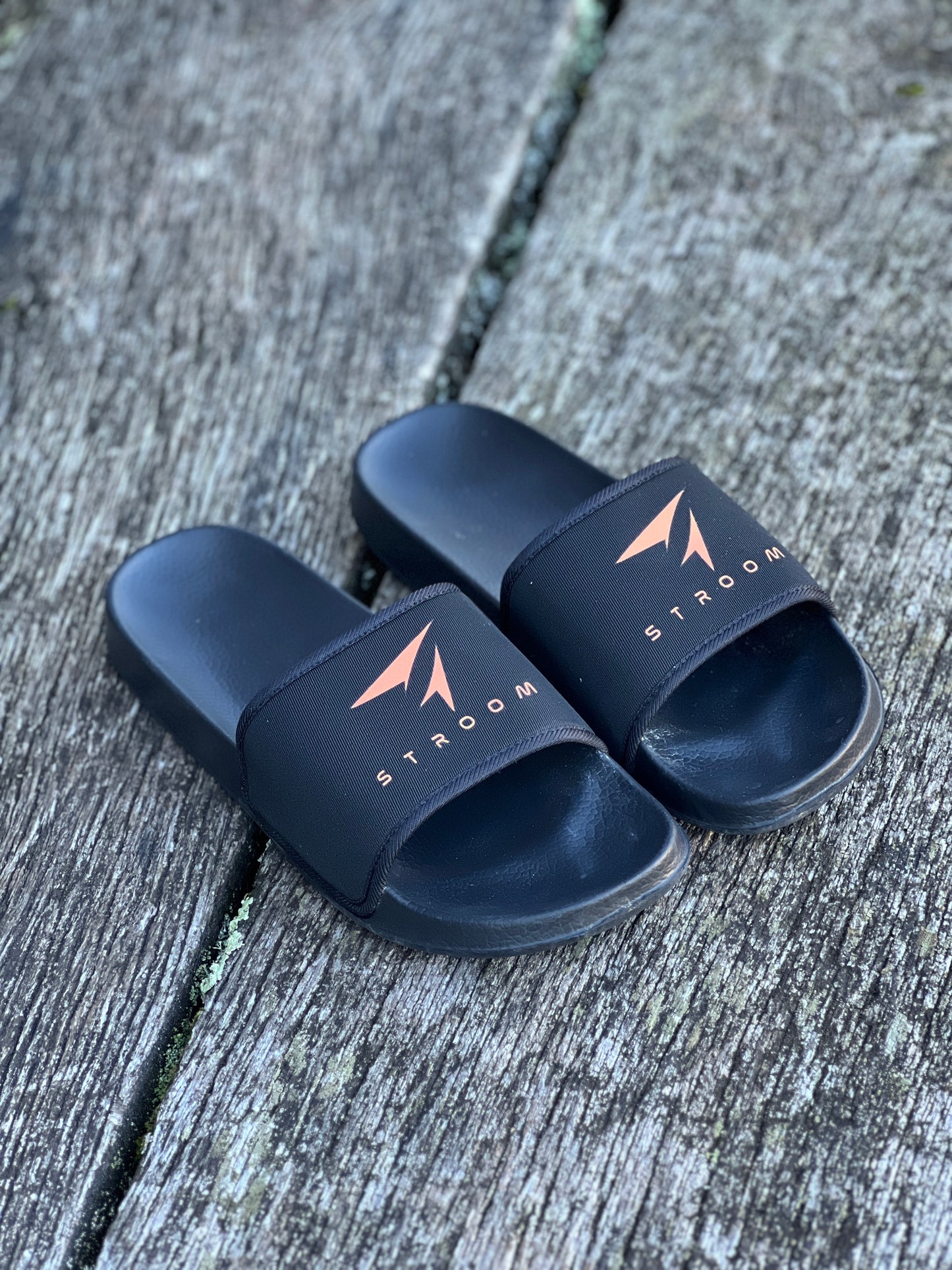 Claquettes Stroom - Dock - noir Corneille (Finition France)