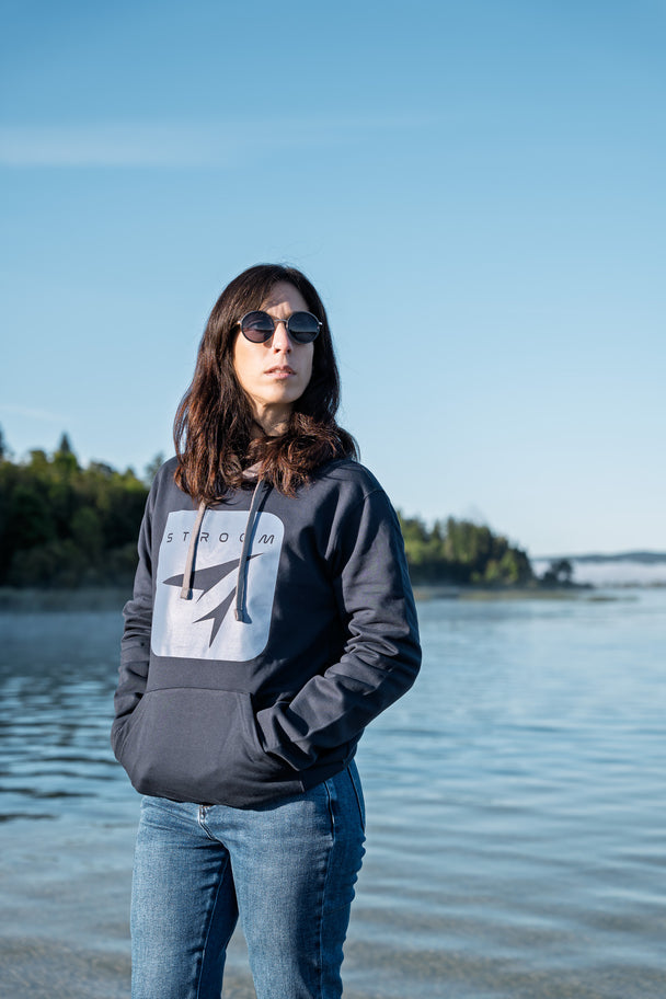 Sweat à capuche Stroom - Blue Deep (Unisexe assemblé en France)