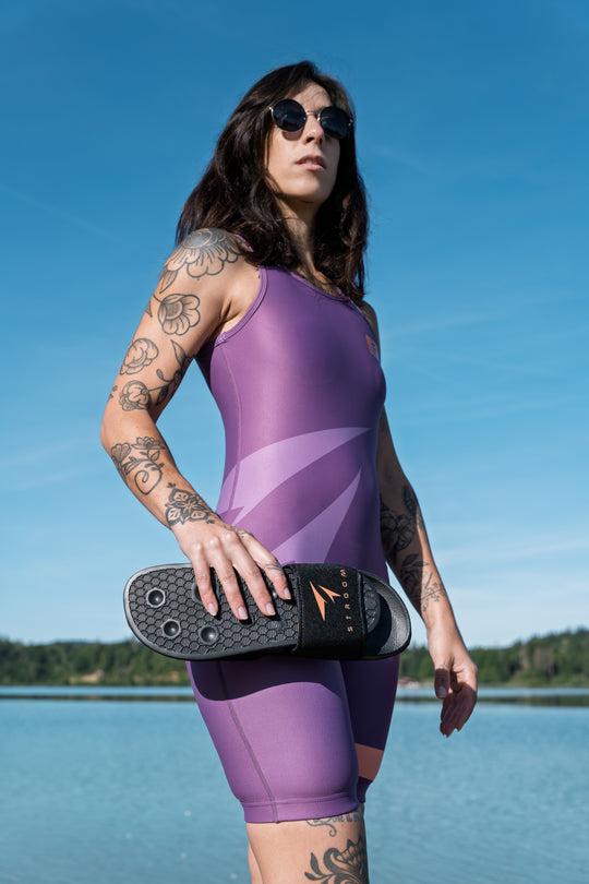 Claquettes Stroom - Dock - noir Corneille (Unisexe assemblé en France)