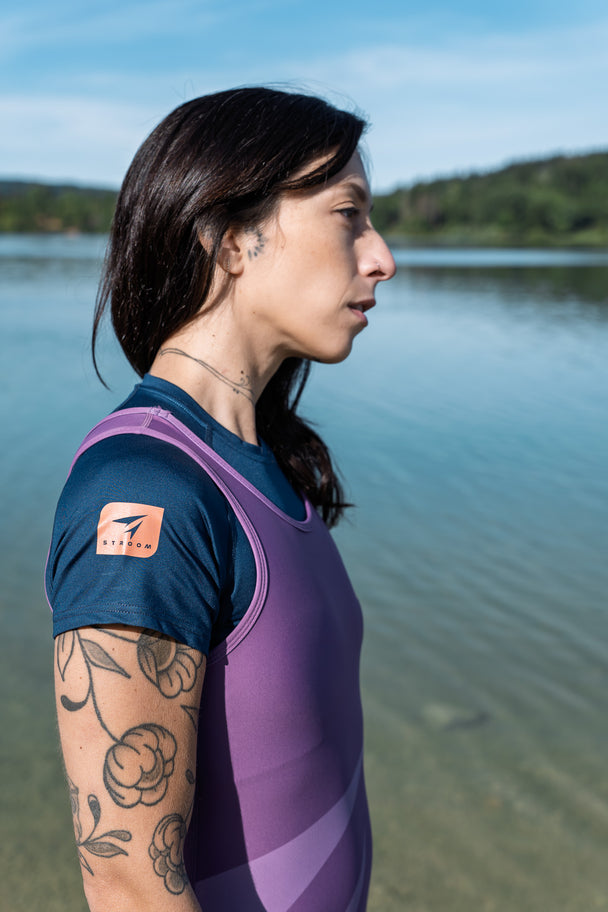 Haut Thermique seconde peau Stroom - SEKUND.S - Bleu Boréal - UNISEXE