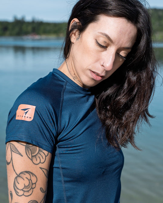 Haut Thermique seconde peau Stroom - SEKUND.S - Bleu Boréal - UNISEXE