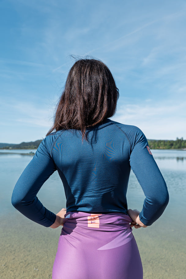 Haut Thermique seconde peau Stroom - SEKUND.L - Bleu Boréal - UNISEXE