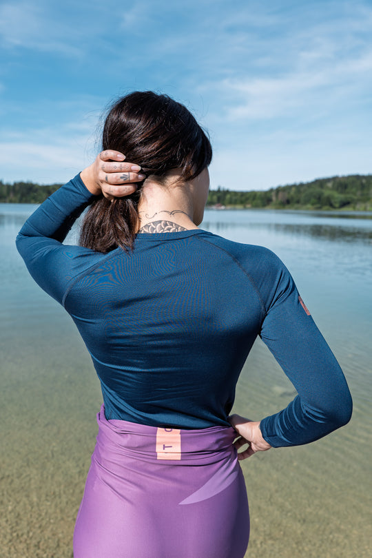 Haut Thermique seconde peau Stroom - SEKUND.L - Bleu Boréal - UNISEXE