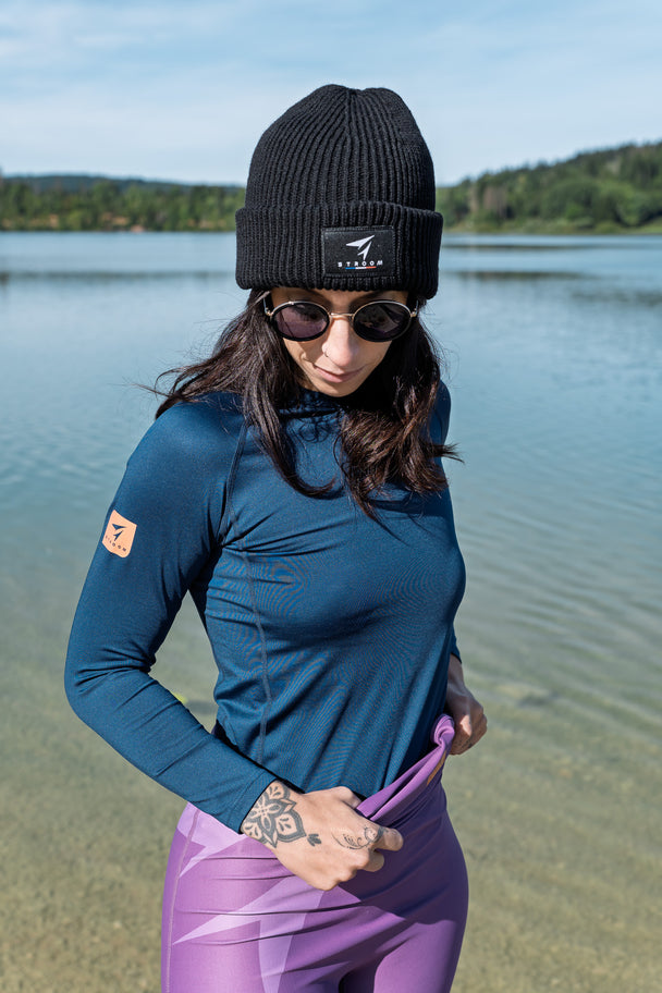 Haut Thermique seconde peau Stroom - SEKUND.L - Bleu Boréal - UNISEXE