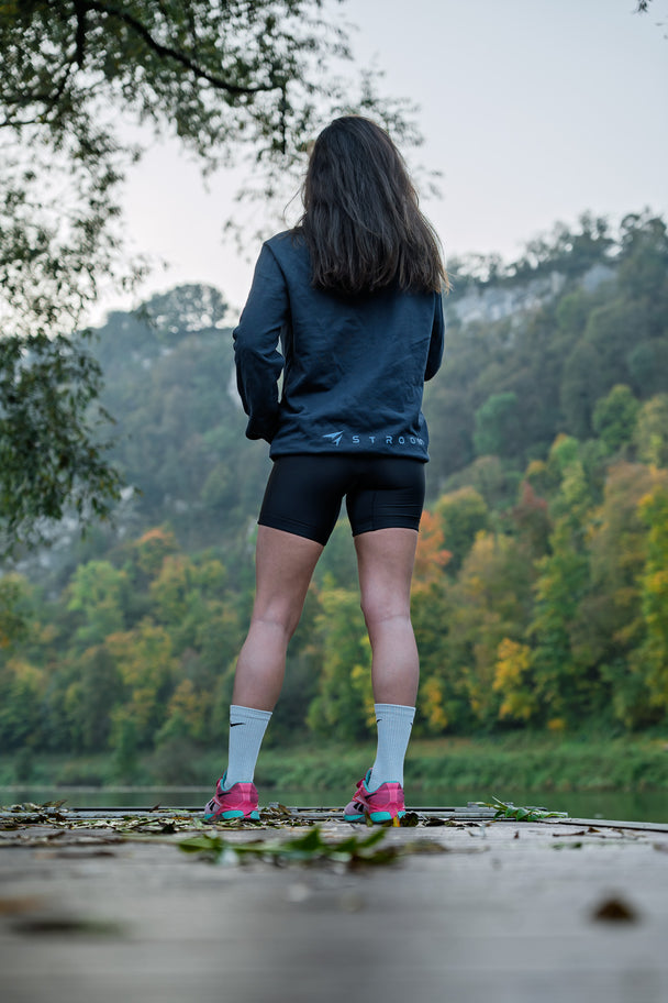 Sweat à capuche Stroom - Blue Deep (Unisexe assemblé en France)