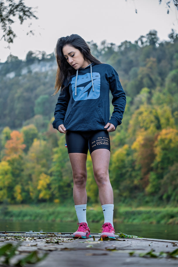 Sweat à capuche Stroom - Blue Deep (Unisexe assemblé en France)