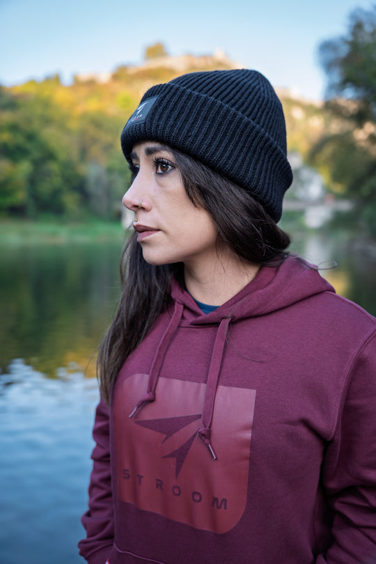 Sweat à capuche Stroom - Brume Pourpre (Unisexe Assemblé en  France)