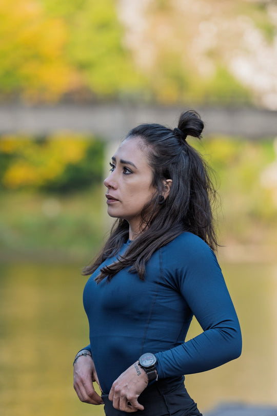 Haut Thermique seconde peau Stroom - SEKUND.L - Bleu Boréal - UNISEXE