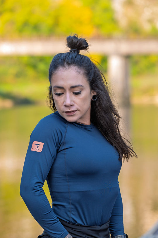 Haut Thermique seconde peau Stroom - SEKUND.L - Bleu Boréal - UNISEXE