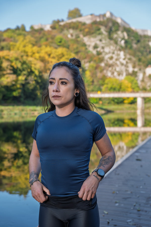 Haut Thermique seconde peau Stroom - SEKUND.S - Bleu Boréal - UNISEXE