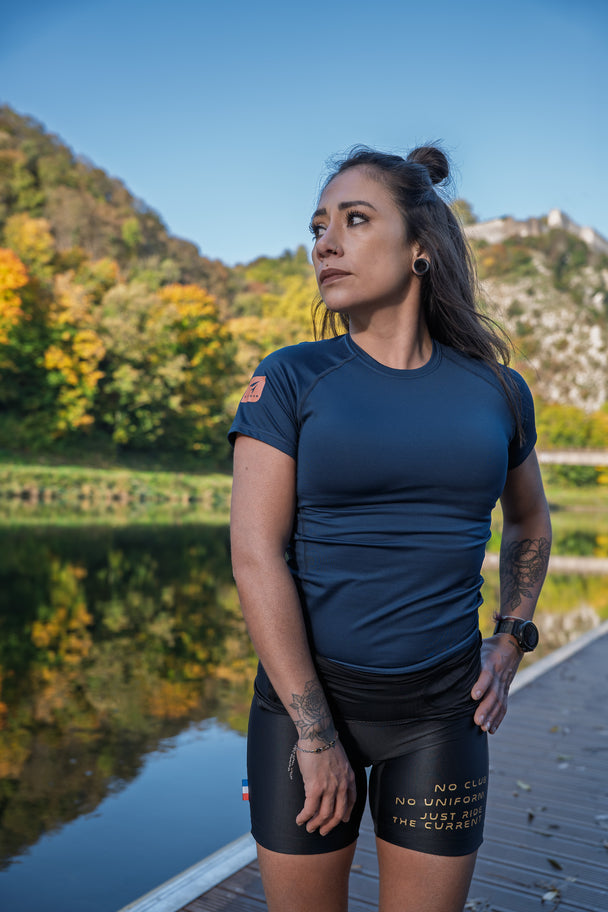 Haut Thermique seconde peau Stroom - SEKUND.S - Bleu Boréal - UNISEXE