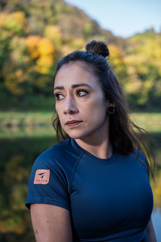 Haut Thermique seconde peau Stroom - SEKUND.S - Bleu Boréal - UNISEXE