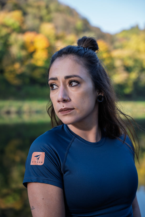 Haut Thermique seconde peau Stroom - SEKUND.S - Bleu Boréal - UNISEXE