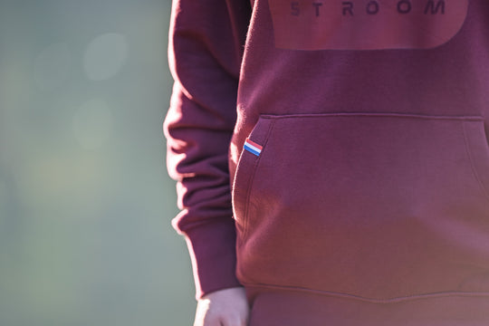 Sweat à capuche Stroom - Brume Pourpre (Unisexe Assemblé en  France)