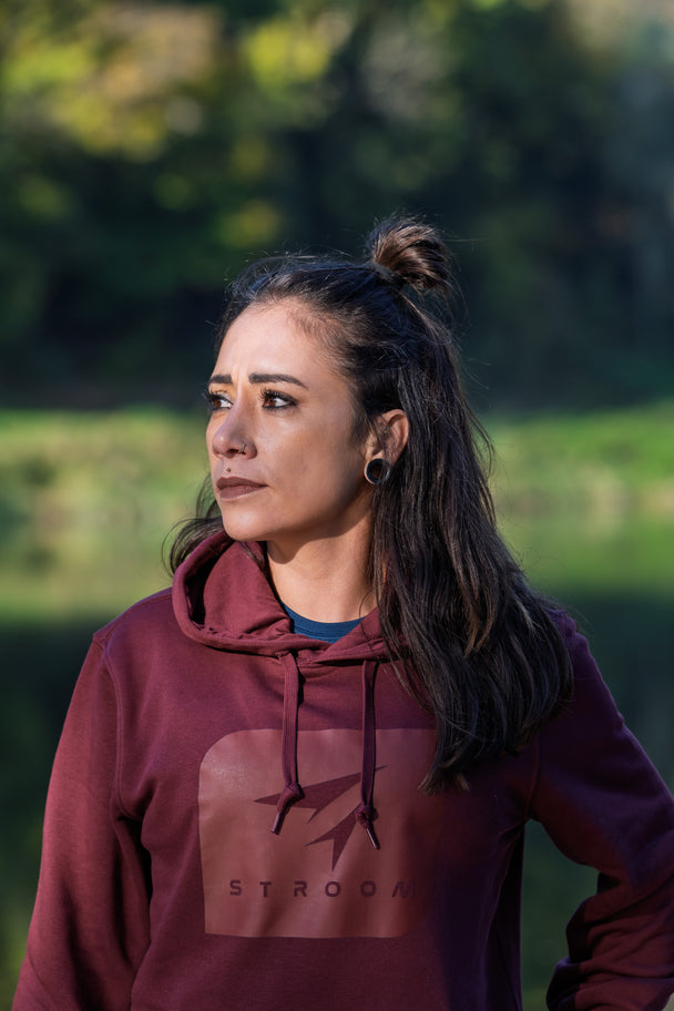 Sweat à capuche Stroom - Brume Pourpre (Unisexe Assemblé en  France)