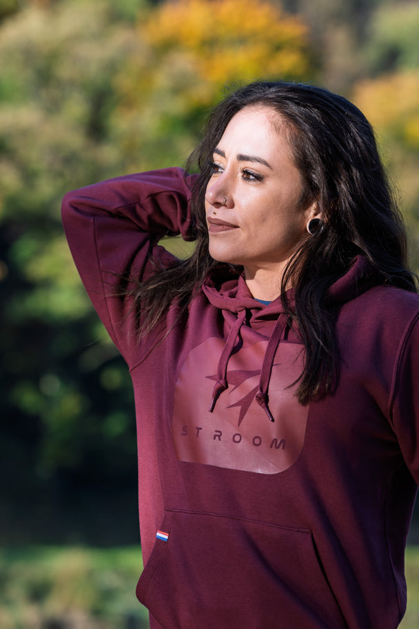 Sweat à capuche Stroom - Brume Pourpre (Unisexe Assemblé en  France)