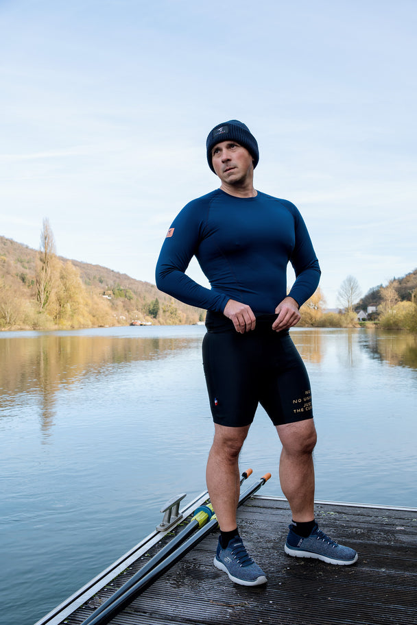 SEKUND.L - Haut thermique seconde peau - Bleu Boréal | Unisexe