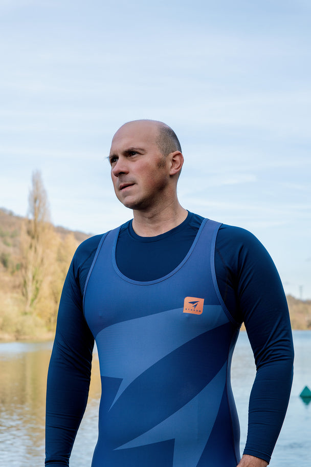 SELKA - Combinaison d'Aviron - Bleu Glacier | Homme